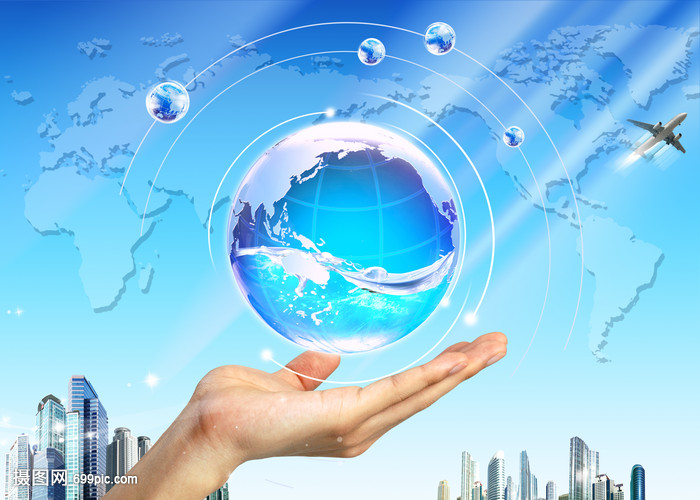 創新科技地球創意合成