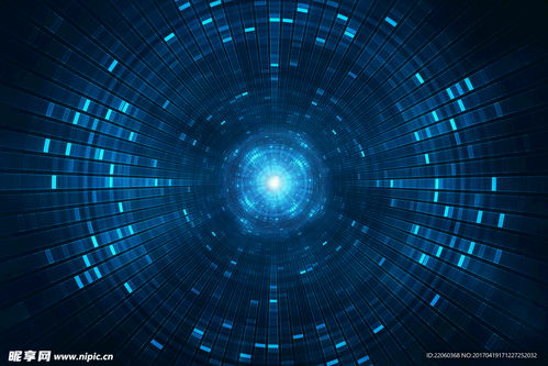 未來(lái)科技藍(lán)色方塊設(shè)計(jì)圖 數(shù)字時(shí)代的創(chuàng)新美學(xué)